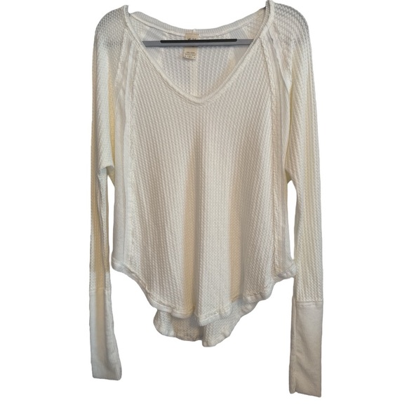 We the Free Waffle knit Top - Picture 1 of 8